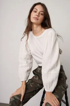 Velvet By Graham & Spencer JAYLA PUFF SLEEVE TOP 13 Velvet By Graham & Spencer JAYLA PUFF SLEEVE TOP