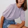 Velvet By Graham & Spencer Womens JOELLA PUFF SLEEVE TEE