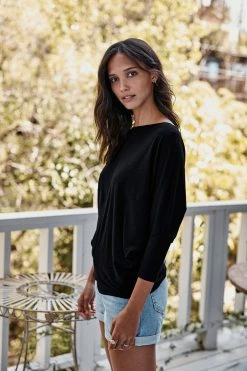 Velvet By Graham & Spencer JOSS DOLMAN SLEEVE TEE Womens 39 Velvet By Graham & Spencer JOSS DOLMAN SLEEVE TEE Womens