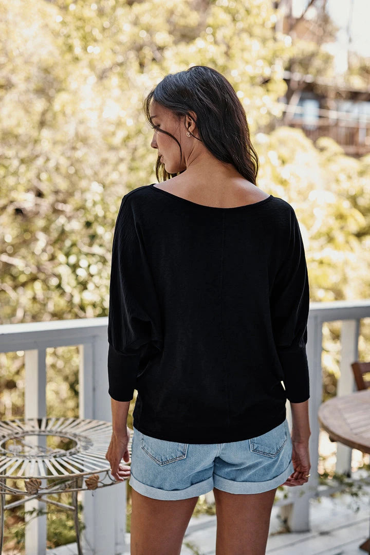 Velvet By Graham & Spencer JOSS DOLMAN SLEEVE TEE Womens 21 Velvet By Graham & Spencer JOSS DOLMAN SLEEVE TEE Womens