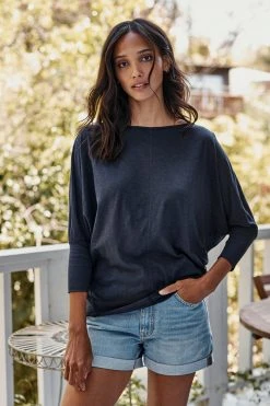 Velvet By Graham & Spencer JOSS DOLMAN SLEEVE TEE Womens 32 Velvet By Graham & Spencer JOSS DOLMAN SLEEVE TEE Womens