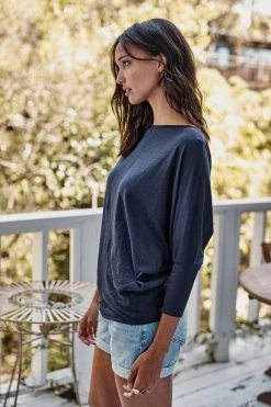 Velvet By Graham & Spencer JOSS DOLMAN SLEEVE TEE Womens 33 Velvet By Graham & Spencer JOSS DOLMAN SLEEVE TEE Womens