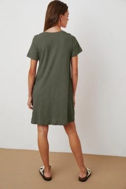 Velvet By Graham & Spencer LEIGH COTTON SLUB DRESS