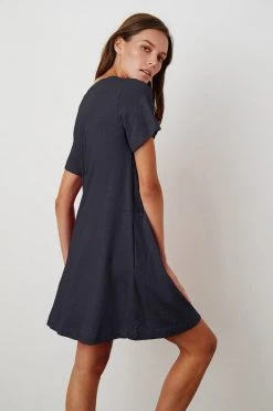 Velvet By Graham & Spencer LEIGH COTTON SLUB DRESS