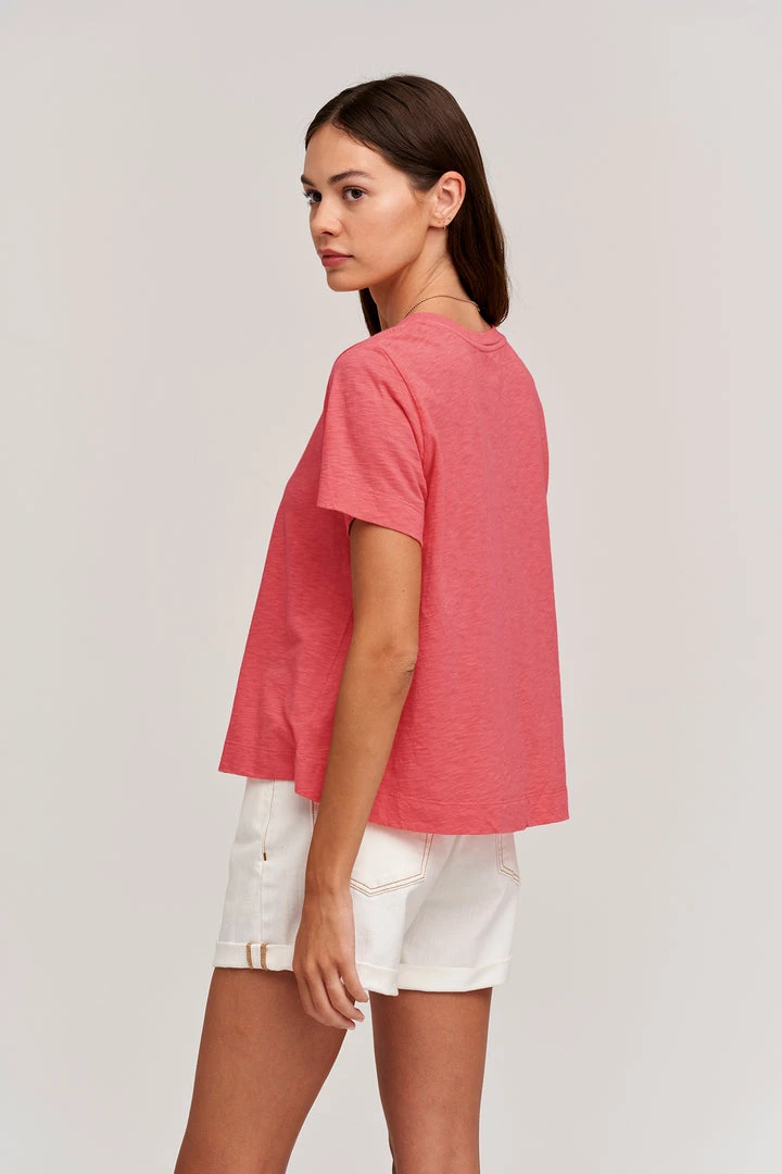 Velvet By Graham & Spencer LULA COTTON SLUB SWING TEE Womens 16 Velvet By Graham & Spencer LULA COTTON SLUB SWING TEE Womens