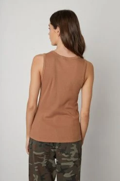 Velvet By Graham & Spencer Womens MAXIE RIBBED TANK TOP 28 Velvet By Graham & Spencer Womens MAXIE RIBBED TANK TOP