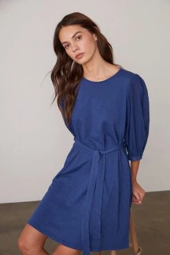 Velvet By Graham & Spencer ALEXIS PUFF SLEEVE DRESS