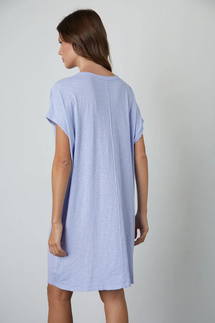 Velvet By Graham & Spencer HANNA COTTON SLUB MIX DRESS Womens 10 Velvet By Graham & Spencer HANNA COTTON SLUB MIX DRESS Womens