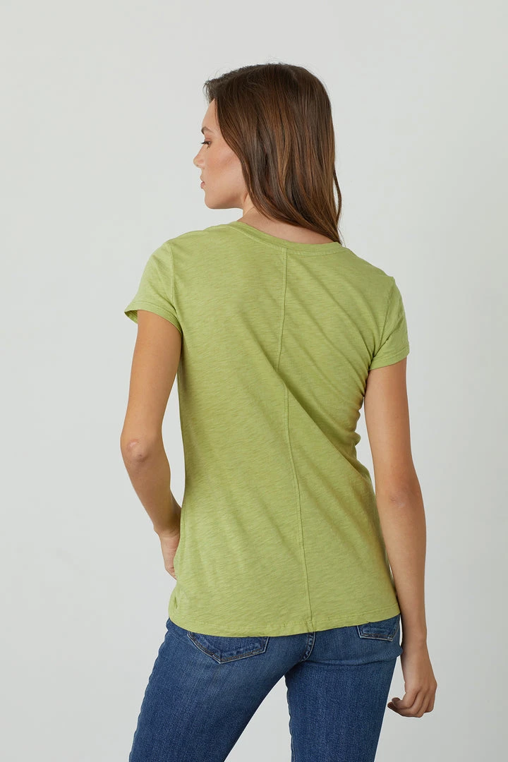 Velvet By Graham & Spencer ODELIA COTTON SLUB CREW NECK TEE 11 Velvet By Graham & Spencer ODELIA COTTON SLUB CREW NECK TEE