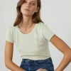 Velvet By Graham & Spencer ODELIA COTTON SLUB CREW NECK TEE 2 Velvet By Graham & Spencer ODELIA COTTON SLUB CREW NECK TEE