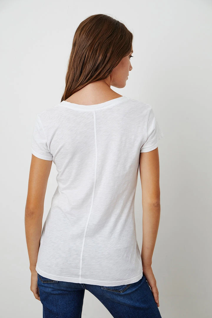 Velvet By Graham & Spencer ODELIA COTTON SLUB CREW NECK TEE 16 Velvet By Graham & Spencer ODELIA COTTON SLUB CREW NECK TEE
