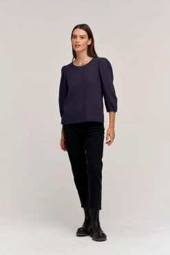 Velvet By Graham & Spencer REEBA COTTON CONTRAST TEE Womens 17 Velvet By Graham & Spencer REEBA COTTON CONTRAST TEE Womens