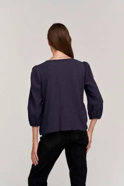 Velvet By Graham & Spencer REEBA COTTON CONTRAST TEE Womens 18 Velvet By Graham & Spencer REEBA COTTON CONTRAST TEE Womens