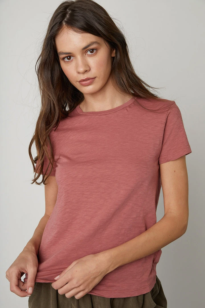 Velvet By Graham & Spencer SIERRA CREW NECK TEE Womens 3 Velvet By Graham & Spencer SIERRA CREW NECK TEE Womens