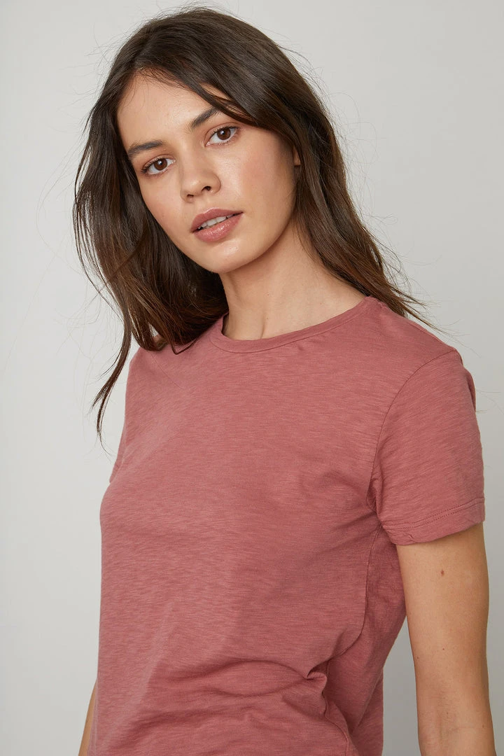 Velvet By Graham & Spencer SIERRA CREW NECK TEE Womens 7 Velvet By Graham & Spencer SIERRA CREW NECK TEE Womens