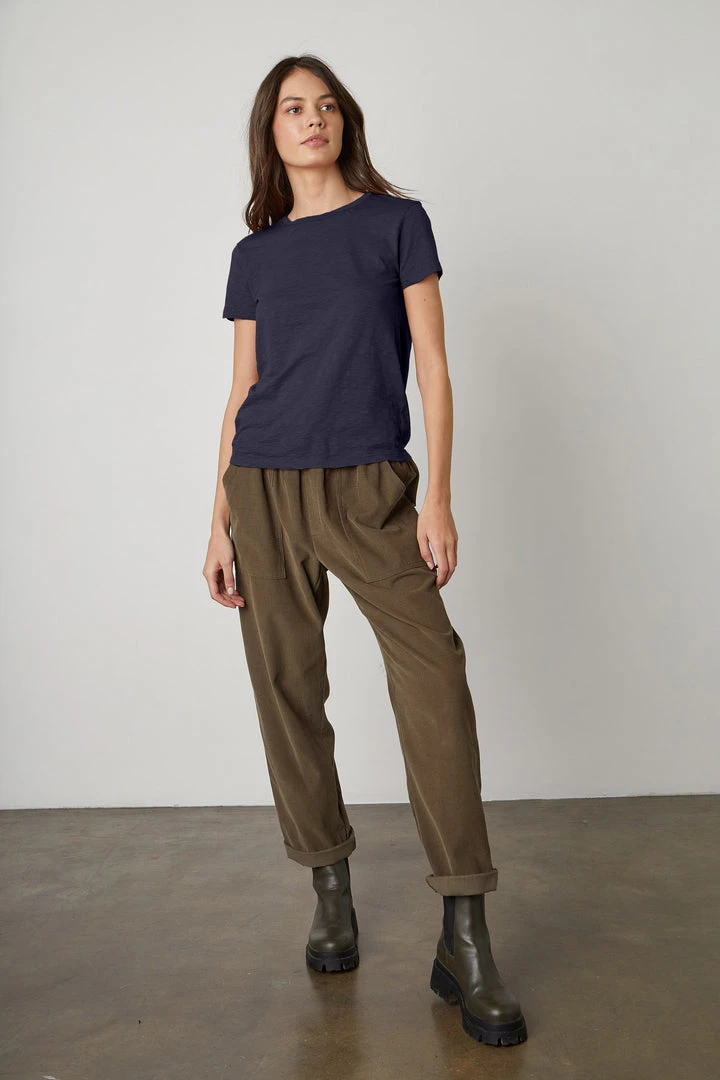 Velvet By Graham & Spencer SIERRA CREW NECK TEE Womens 9 Velvet By Graham & Spencer SIERRA CREW NECK TEE Womens