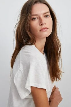 Velvet By Graham & Spencer SUNNI CREW NECK TEE Womens