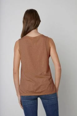 Velvet By Graham & Spencer TAURUS COTTON SLUB TANK Womens 20 Velvet By Graham & Spencer TAURUS COTTON SLUB TANK Womens