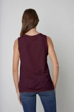 Velvet By Graham & Spencer TAURUS COTTON SLUB TANK Womens 33 Velvet By Graham & Spencer TAURUS COTTON SLUB TANK Womens