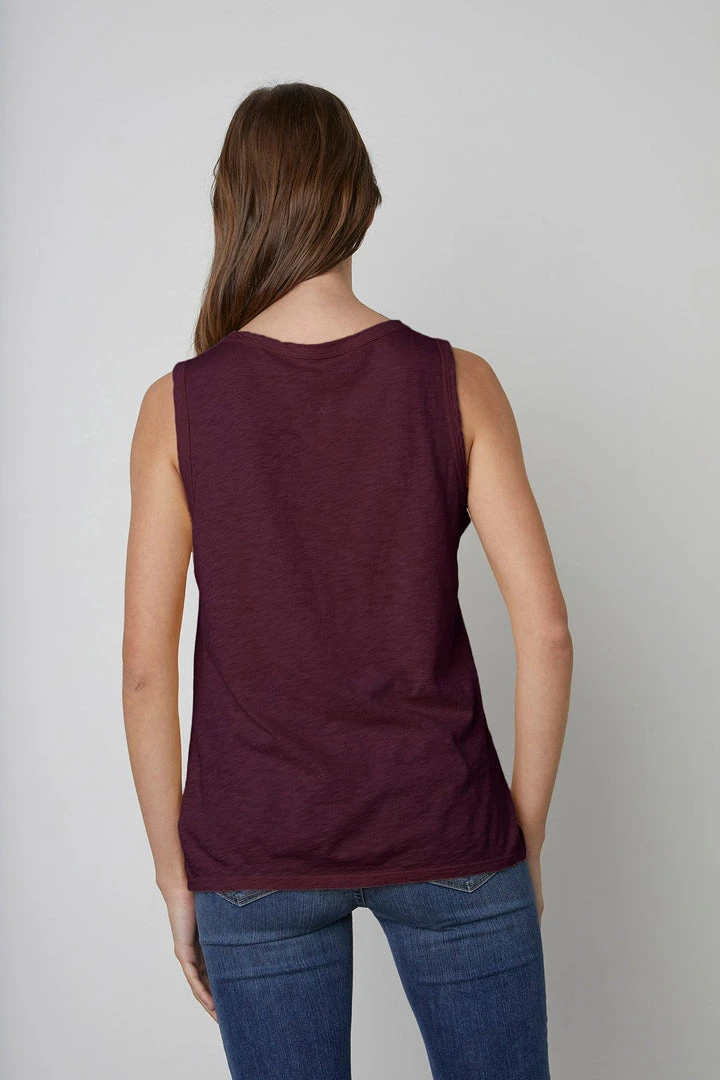 Velvet By Graham & Spencer TAURUS COTTON SLUB TANK Womens 18 Velvet By Graham & Spencer TAURUS COTTON SLUB TANK Womens