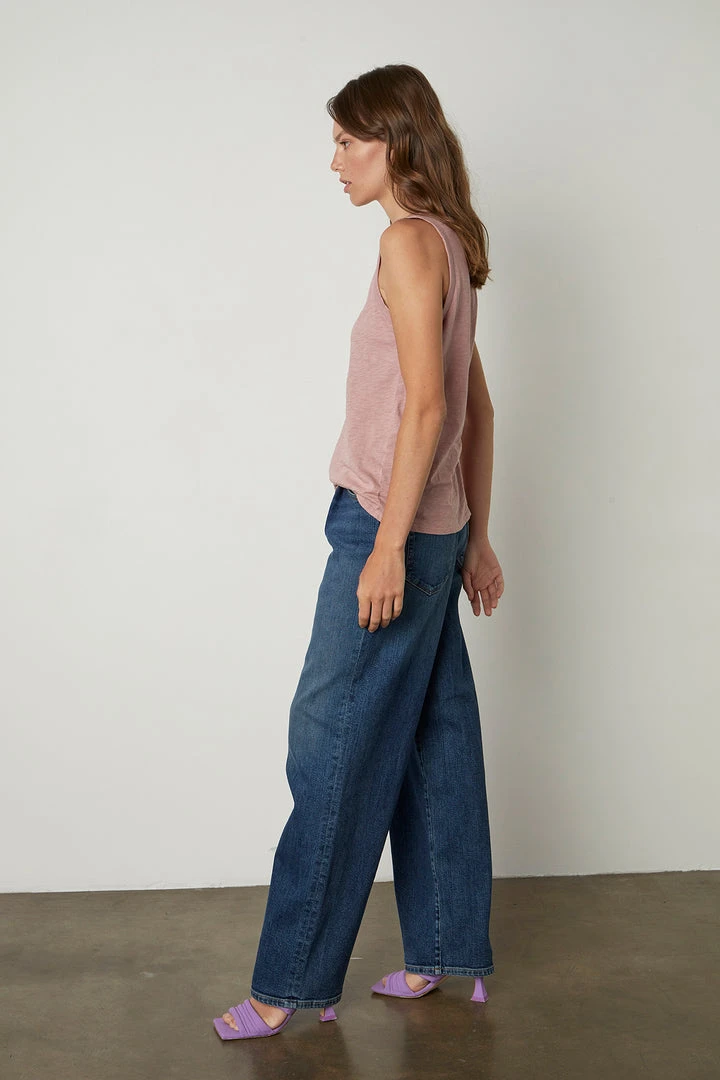 Velvet By Graham & Spencer TAURUS COTTON SLUB TANK Womens 11 Velvet By Graham & Spencer TAURUS COTTON SLUB TANK Womens