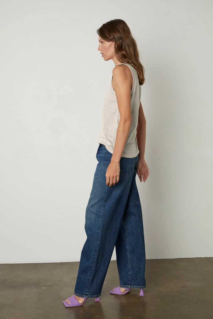 Velvet By Graham & Spencer Womens TAURUS COTTON SLUB TANK 5 Velvet By Graham & Spencer Womens TAURUS COTTON SLUB TANK