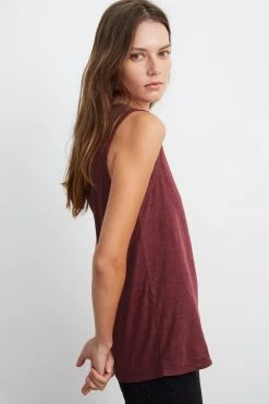 Velvet By Graham & Spencer Womens TAURUS COTTON SLUB TANK 83 Velvet By Graham & Spencer Womens TAURUS COTTON SLUB TANK