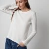 Velvet By Graham & Spencer CAROLINA COTTON THERMAL TEE Womens 1 Velvet By Graham & Spencer CAROLINA COTTON THERMAL TEE Womens