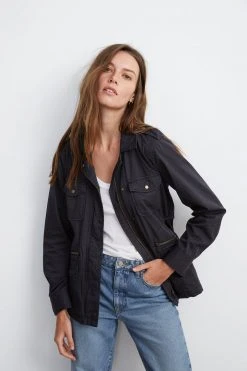 Velvet By Graham & Spencer RUBY LIGHT-WEIGHT ARMY JACKET 31 Velvet By Graham & Spencer RUBY LIGHT-WEIGHT ARMY JACKET