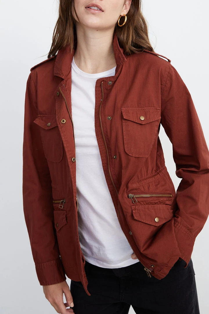 Velvet By Graham & Spencer RUBY LIGHT-WEIGHT ARMY JACKET 6 Velvet By Graham & Spencer RUBY LIGHT-WEIGHT ARMY JACKET