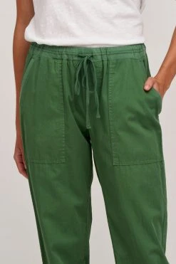 Velvet By Graham & Spencer MISTY COTTON TWILL PANT Womens