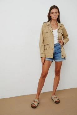 Velvet By Graham & Spencer RUBY LIGHT-WEIGHT ARMY JACKET 33 Velvet By Graham & Spencer RUBY LIGHT-WEIGHT ARMY JACKET