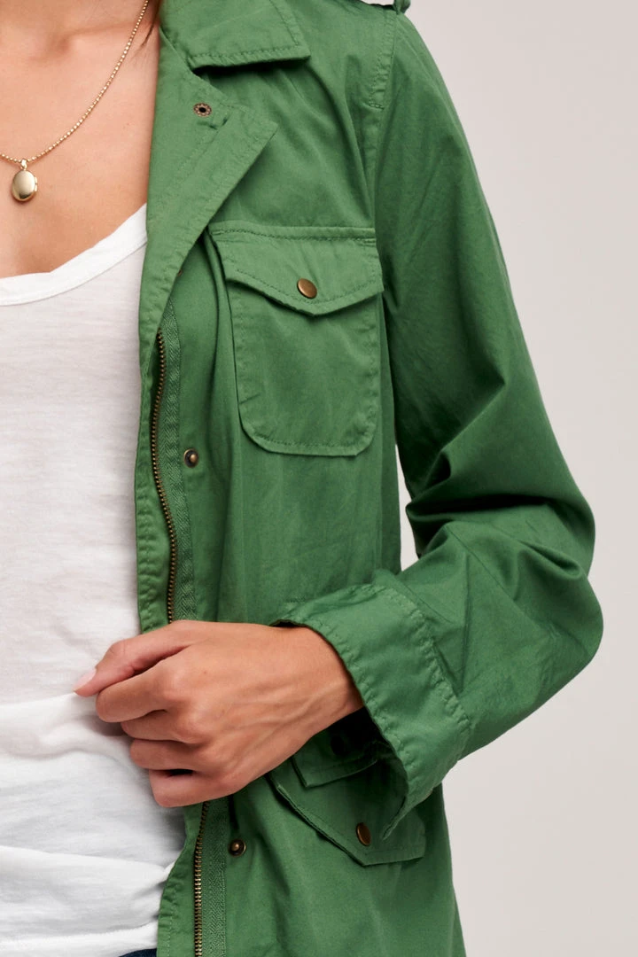 Velvet By Graham & Spencer RUBY LIGHT-WEIGHT ARMY JACKET Womens 15 Velvet By Graham & Spencer RUBY LIGHT-WEIGHT ARMY JACKET Womens