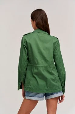 Velvet By Graham & Spencer RUBY LIGHT-WEIGHT ARMY JACKET Womens 50 Velvet By Graham & Spencer RUBY LIGHT-WEIGHT ARMY JACKET Womens