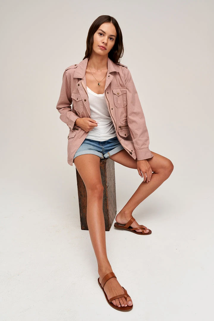 Velvet By Graham & Spencer RUBY LIGHT-WEIGHT ARMY JACKET Womens 20 Velvet By Graham & Spencer RUBY LIGHT-WEIGHT ARMY JACKET Womens