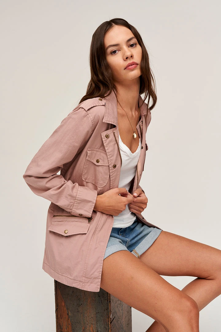 Velvet By Graham & Spencer RUBY LIGHT-WEIGHT ARMY JACKET Womens 22 Velvet By Graham & Spencer RUBY LIGHT-WEIGHT ARMY JACKET Womens