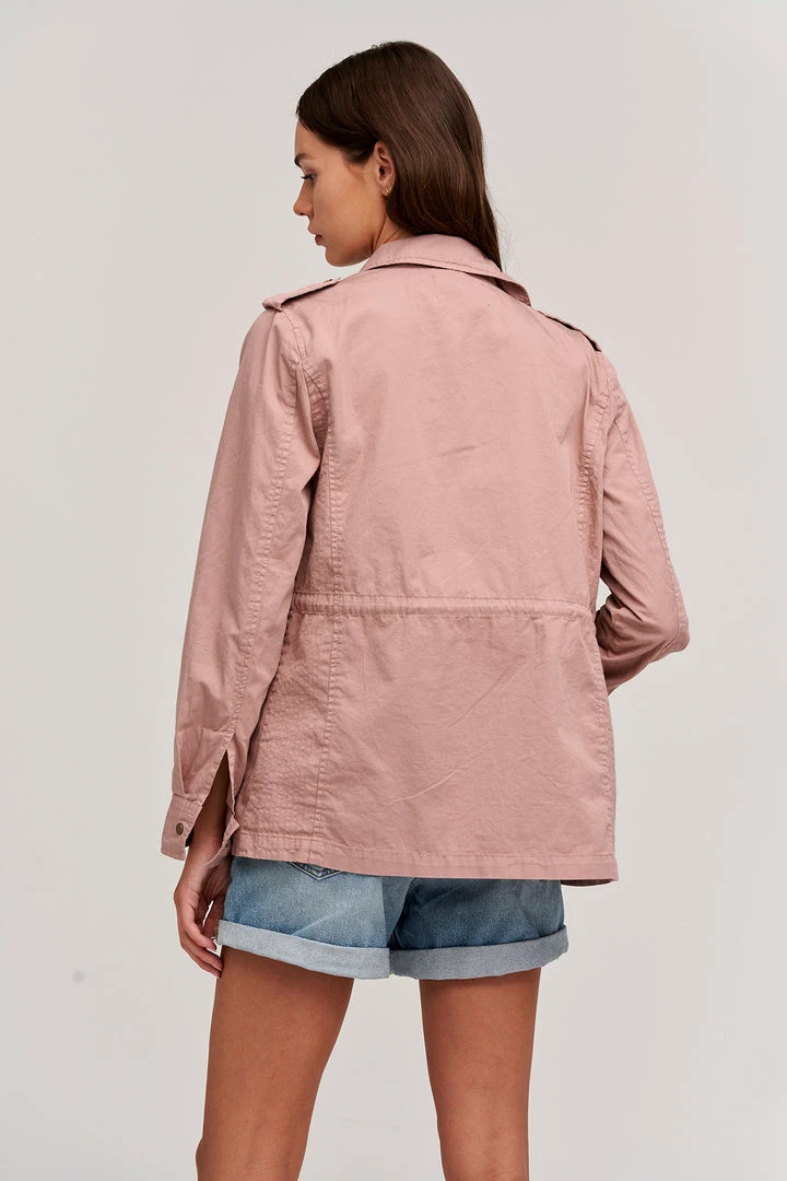 Velvet By Graham & Spencer RUBY LIGHT-WEIGHT ARMY JACKET Womens 21 Velvet By Graham & Spencer RUBY LIGHT-WEIGHT ARMY JACKET Womens