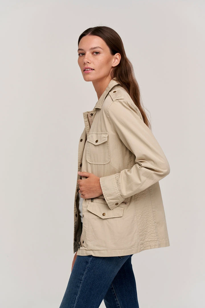 Velvet By Graham & Spencer RUBY LIGHT-WEIGHT ARMY JACKET Womens 11 Velvet By Graham & Spencer RUBY LIGHT-WEIGHT ARMY JACKET Womens