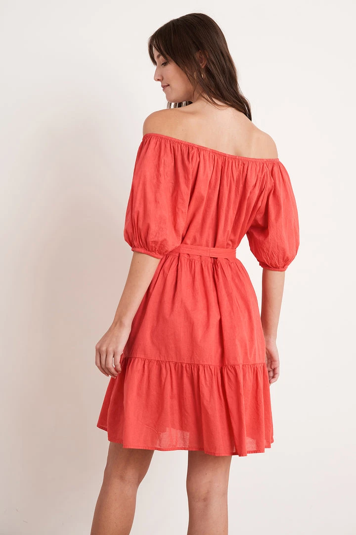 Velvet By Graham & Spencer Womens RENELLE PUFF SLEEVE DRESS 7 Velvet By Graham & Spencer Womens RENELLE PUFF SLEEVE DRESS