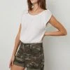 Velvet By Graham & Spencer Womens IZABEL ROLLED HEM SHORT 1 Velvet By Graham & Spencer Womens IZABEL ROLLED HEM SHORT