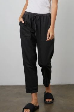 Velvet By Graham & Spencer MISTY COTTON TWILL PANT Womens