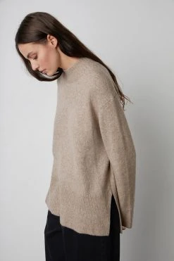 Velvet By Graham & Spencer Womens DANNY MOCK NECK SWEATER 11 Velvet By Graham & Spencer Womens DANNY MOCK NECK SWEATER