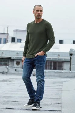 Velvet By Graham & Spencer BRONSON COZY JERSEY KNIT TOP Mens