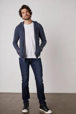 Velvet By Graham & Spencer LOUDON ZIP HOODIE 10 Velvet By Graham & Spencer LOUDON ZIP HOODIE