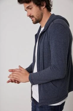 Velvet By Graham & Spencer LOUDON ZIP HOODIE 12 Velvet By Graham & Spencer LOUDON ZIP HOODIE