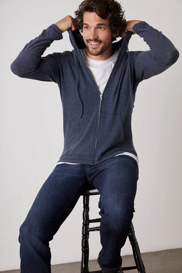 Velvet By Graham & Spencer LOUDON ZIP HOODIE 4 Velvet By Graham & Spencer LOUDON ZIP HOODIE