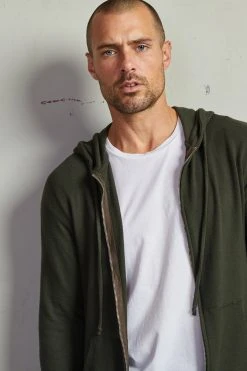 Velvet By Graham & Spencer LOUDON ZIP HOODIE