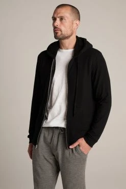 Velvet By Graham & Spencer Mens SALVADORE SHERPA LINED HOODIE