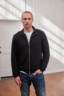 Velvet By Graham & Spencer SOLOMON BOMBER JACKET Mens 17 Velvet By Graham & Spencer SOLOMON BOMBER JACKET Mens