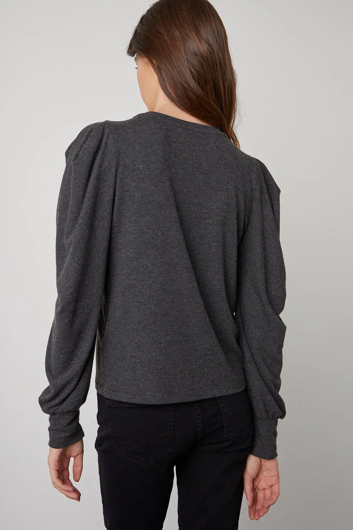 Velvet By Graham & Spencer Womens BIANCA PUFF SLEEVE TOP 11 Velvet By Graham & Spencer Womens BIANCA PUFF SLEEVE TOP